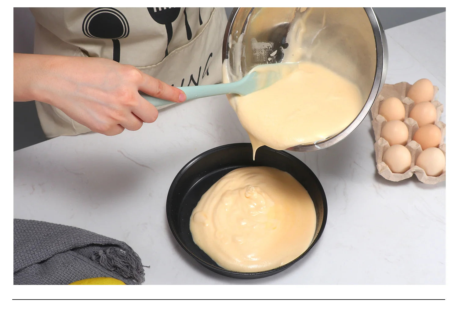 Non-Stick Silicone Spatula Set
