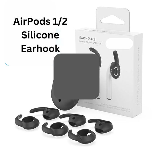 Silicone AirPod Ear Hooks Compatible with AirPods 1 & 2