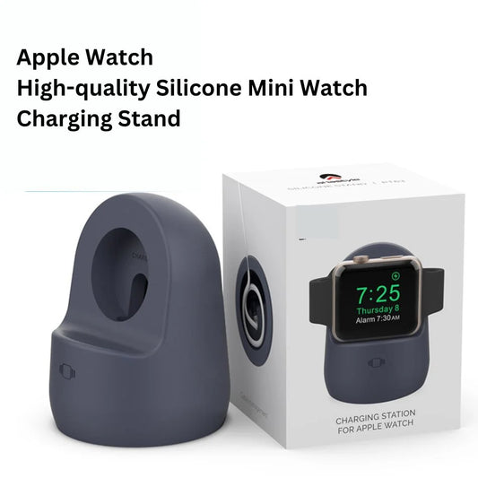 Silicone Apple Watch Charging Stand for Apple Watch Series