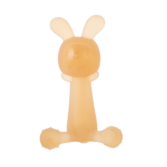 Silicone Food-Grade Baby Oral Stage Rabbit-Shaped Cartoon Soothing Teether
