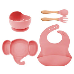 Silicone Baby Feeding Set | Anti Slip Baby Utensils