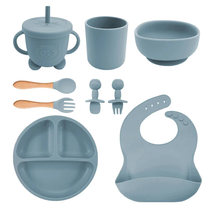 Baby Feeding Set | Silicone Baby Utensils