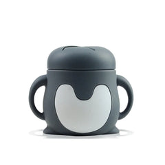 Cartoon Shaped Silicone Sippy cup for Newborn