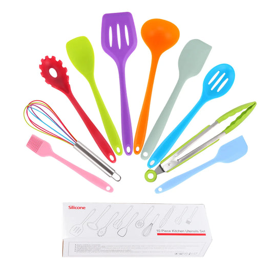 10Pcs Silicone Utensils Set | Best Cooking Tool