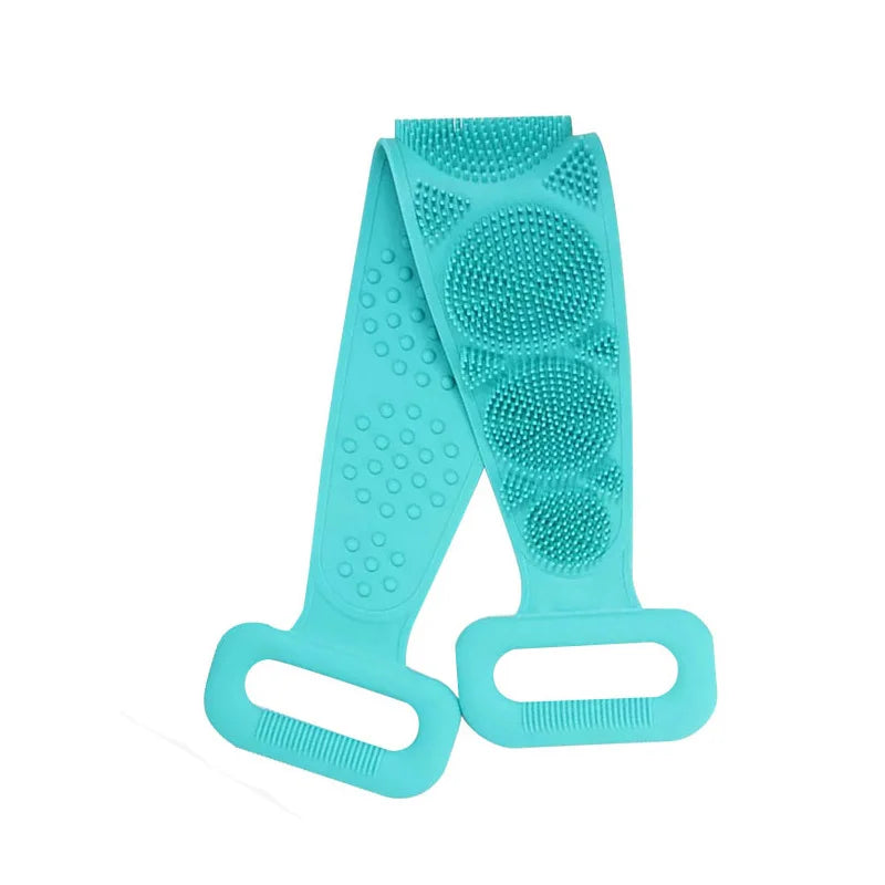 Light purple and sea green 2x Silicone Long Body Scrubber | Exfoliating Body Scrubber