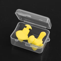 Yellow Waterproof Silicone Ear Plugs | Earplugs for Swimming