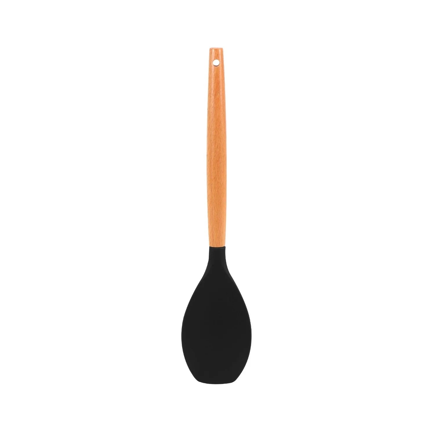 11-Piece Silicone Utensils with Wooden Handle