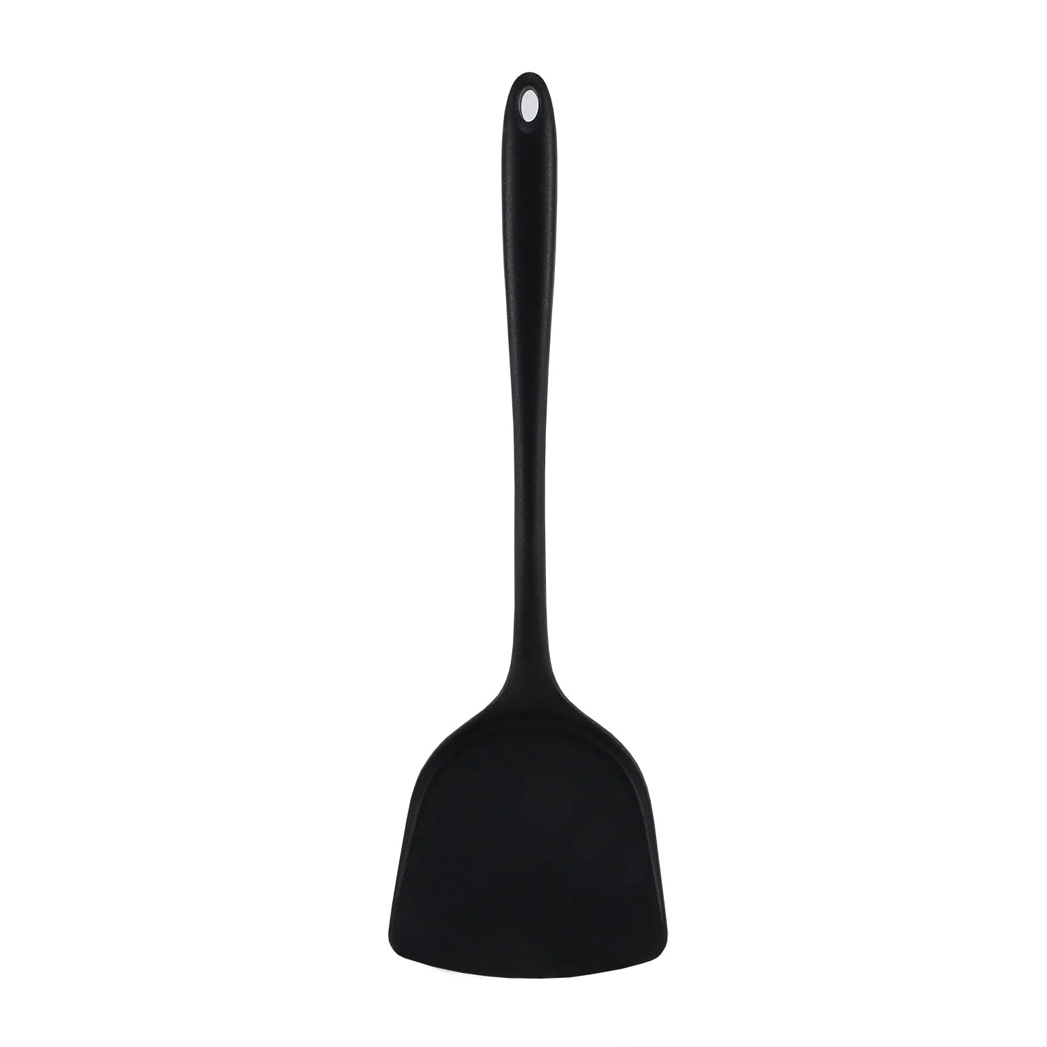 Black Silicone Frying Spatula
