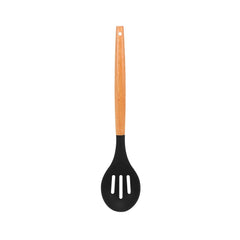 11-Piece Silicone Utensils with Wooden Handle