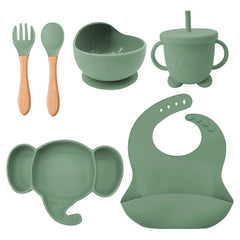 Silicone Baby Feeding Set | Anti Slip Baby Utensils