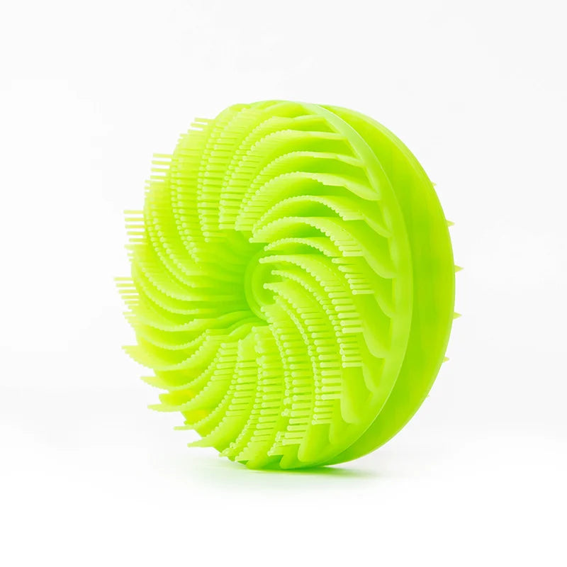 Green Silicone Bathing Body Scrubber | Shower Scrubber
