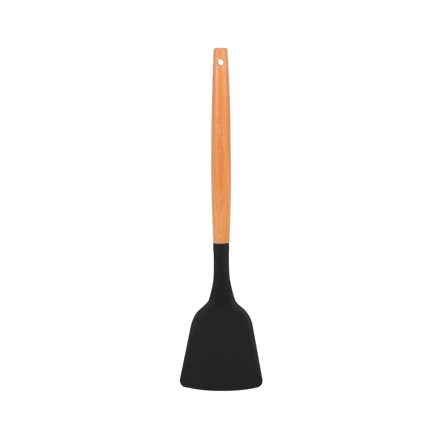 11-Piece Silicone Utensils with Wooden Handle