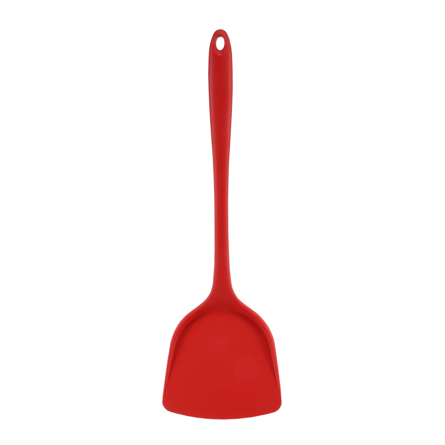 Red Silicone Frying Spatula