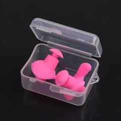 Pink Waterproof Silicone Ear Plugs | Earplugs for Swimming