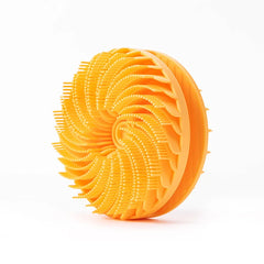 Orange Silicone Bathing Body Scrubber | Shower Scrubber