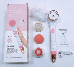 Pink Electric Shower Silicone Body Scrubber | Shower Brush