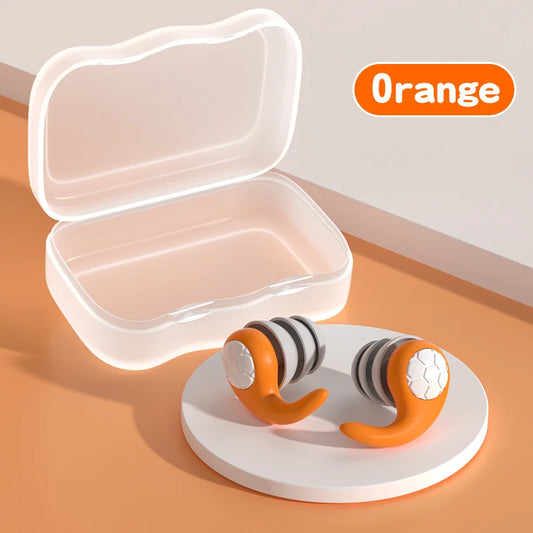 Orange 1 Pair Child Ear Plugs | Swimming Ear Plugs