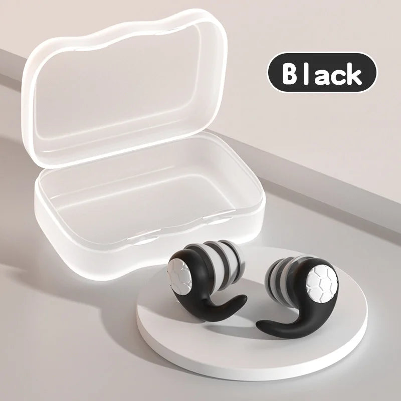 Black 1 Pair Child Ear Plugs | Swimming Ear Plugs