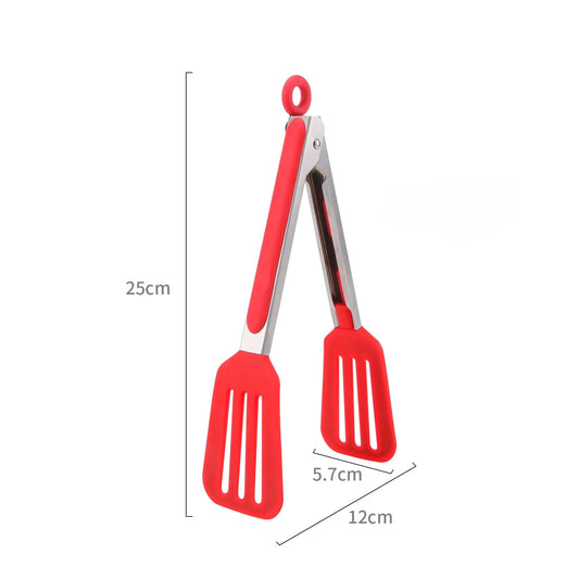 Silicone Cooking Tongs Stainless Steel