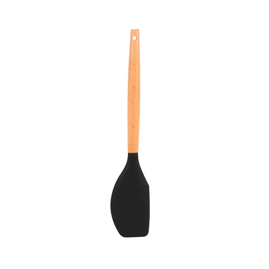 11-Piece Silicone Utensils with Wooden Handle