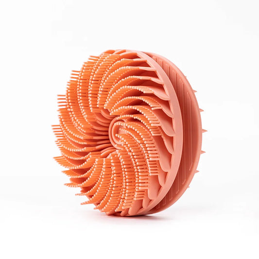 Red Silicone Bathing Body Scrubber | Shower Scrubber