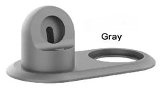 Dark Gray Silicone Charger on Stand for iPhone 12, 13 & 14