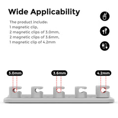 Silicone Multipurpose Magnetic Cable Organizer