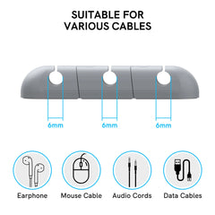 Desktop Silicone Charging Cable Organizer