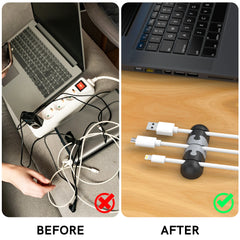 Desktop Silicone Charging Cable Organizer