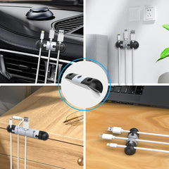Desktop Silicone Charging Cable Organizer