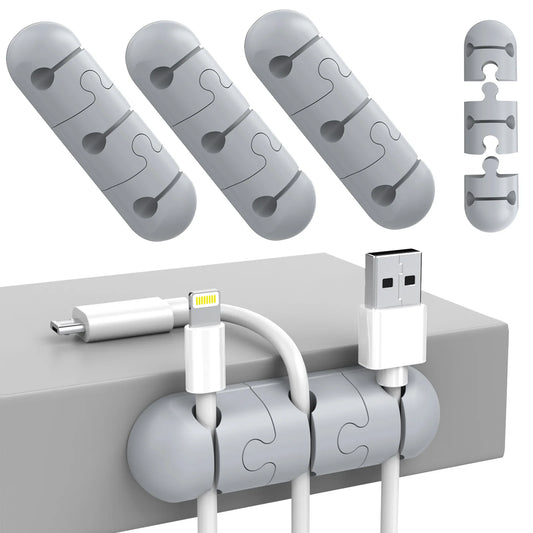 Desktop Silicone Charging Cable Organizer