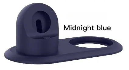 Midnight Blue Silicone Charger on Stand for iPhone 12, 13 & 14