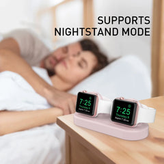 Silicone iWatch Charger Stand for Apple Watch