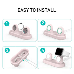 Silicone iWatch Charger Stand for Apple Watch